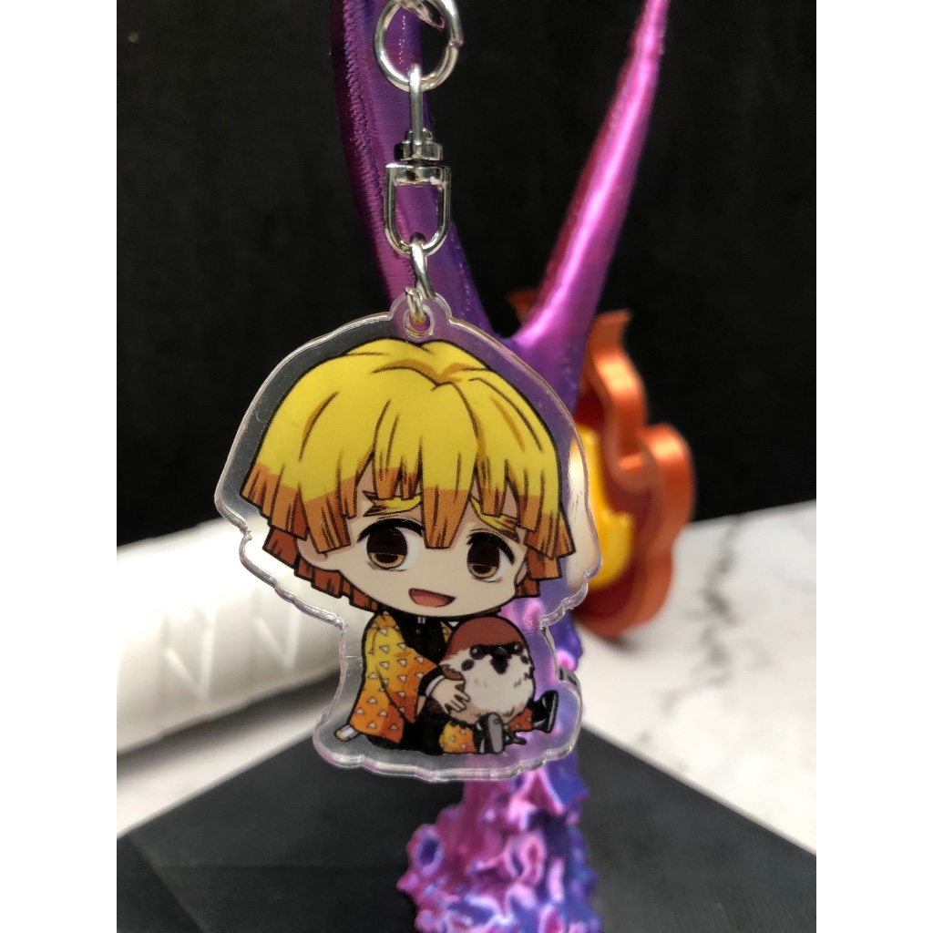 Móc khóa hoạt hình dễ thương các nhân vật Demon Slayer, Onepiece