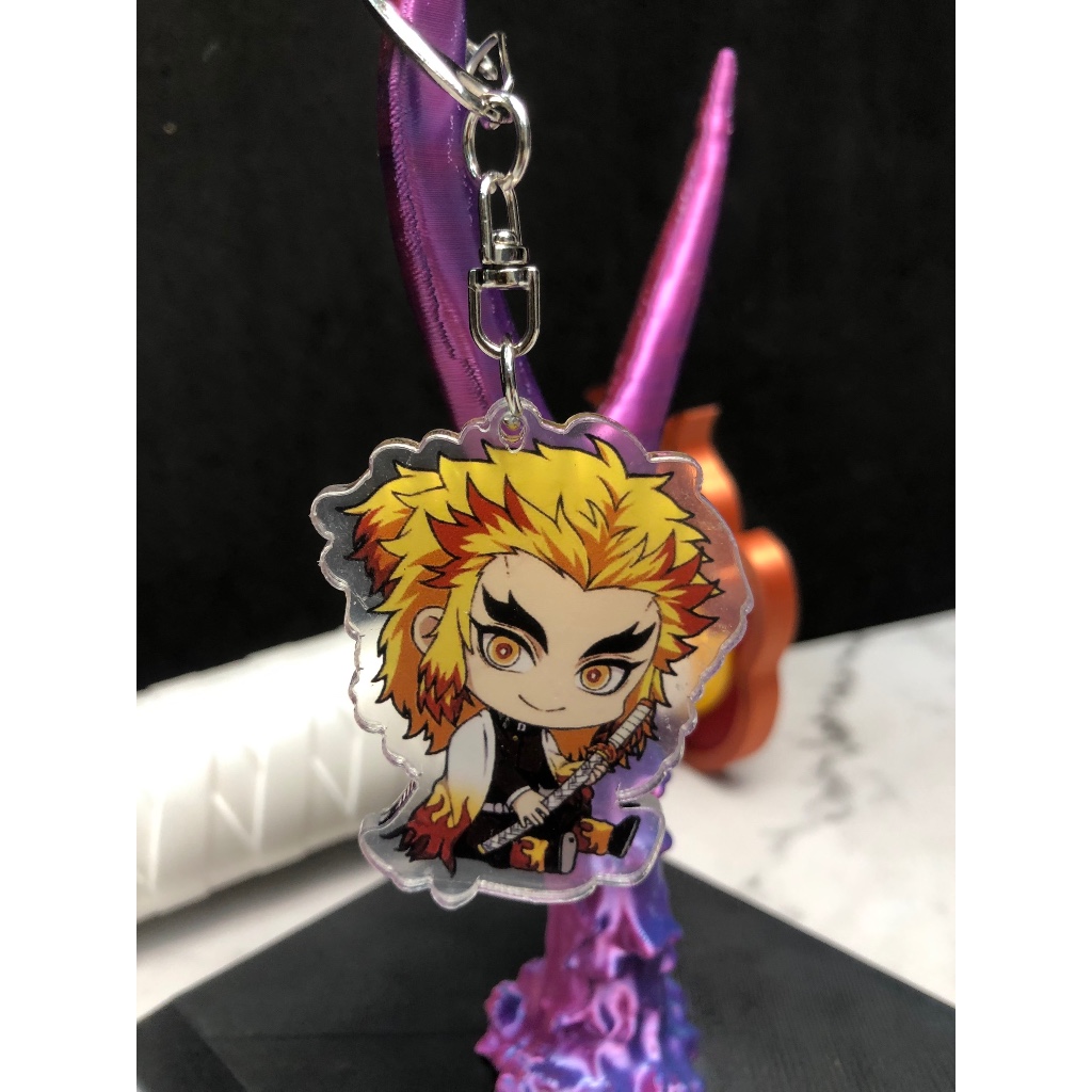 Móc khóa hoạt hình dễ thương các nhân vật Demon Slayer, Onepiece