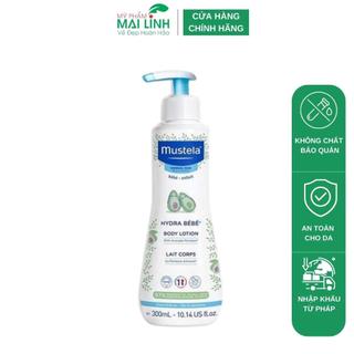 Kem Dưỡng Da Toàn Thân Cho Trẻ Sơ Sinh & Em Bé Da Thường Mustela 300ml