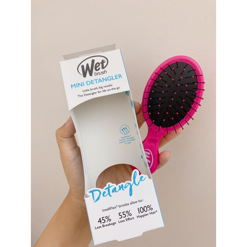 Lược gỡ rối Wetbrush travel size fullbox giao màu ngẫu nhiên