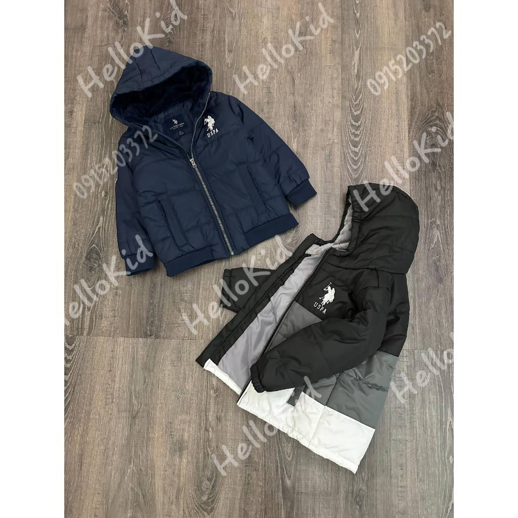 Áo phao thêu ngựa cho bé