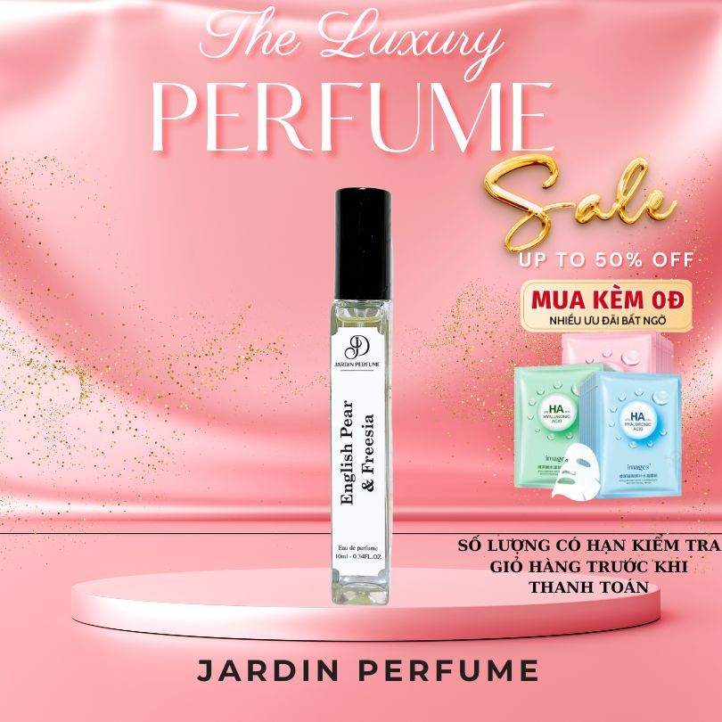 Nước Hoa Nữ English Pear & Freesia 10ml Gợi Cảm Nhẹ Nhàng Tinh Tế Thơm Lâu 6 Đến 8 Tiếng Dạng Xịt Tiện Lợi