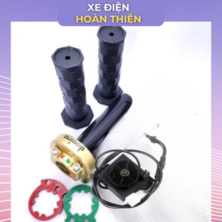 Combo Cùm tăng tốc domino và cục chuyển ga kèm bao tay daytona cho xe điện | Xe Điện Hoàn Thiện