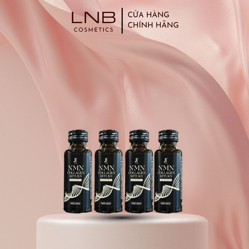 Nước uống NMN Collagen Return JTLab hộp 10 lọ chống lão hóa, trẻ hóa da Nhật Bản