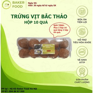 Trứng Bắc Thảo 10 quả 600g - Baker Food
