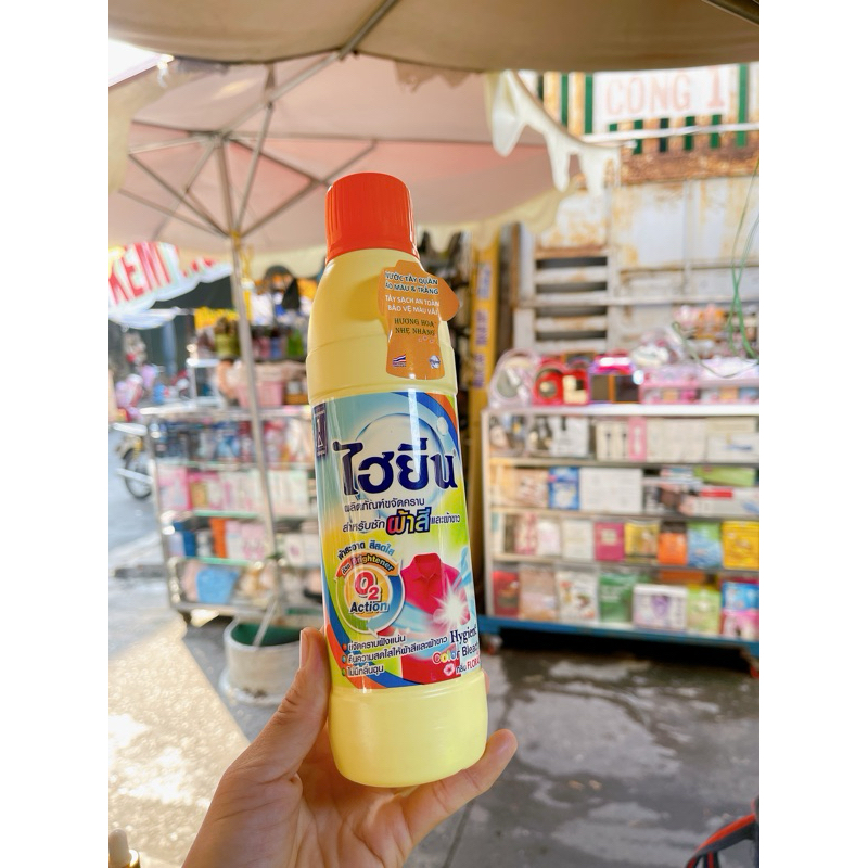 Hygen tẩy quần áo trắng và quần Áo màu .