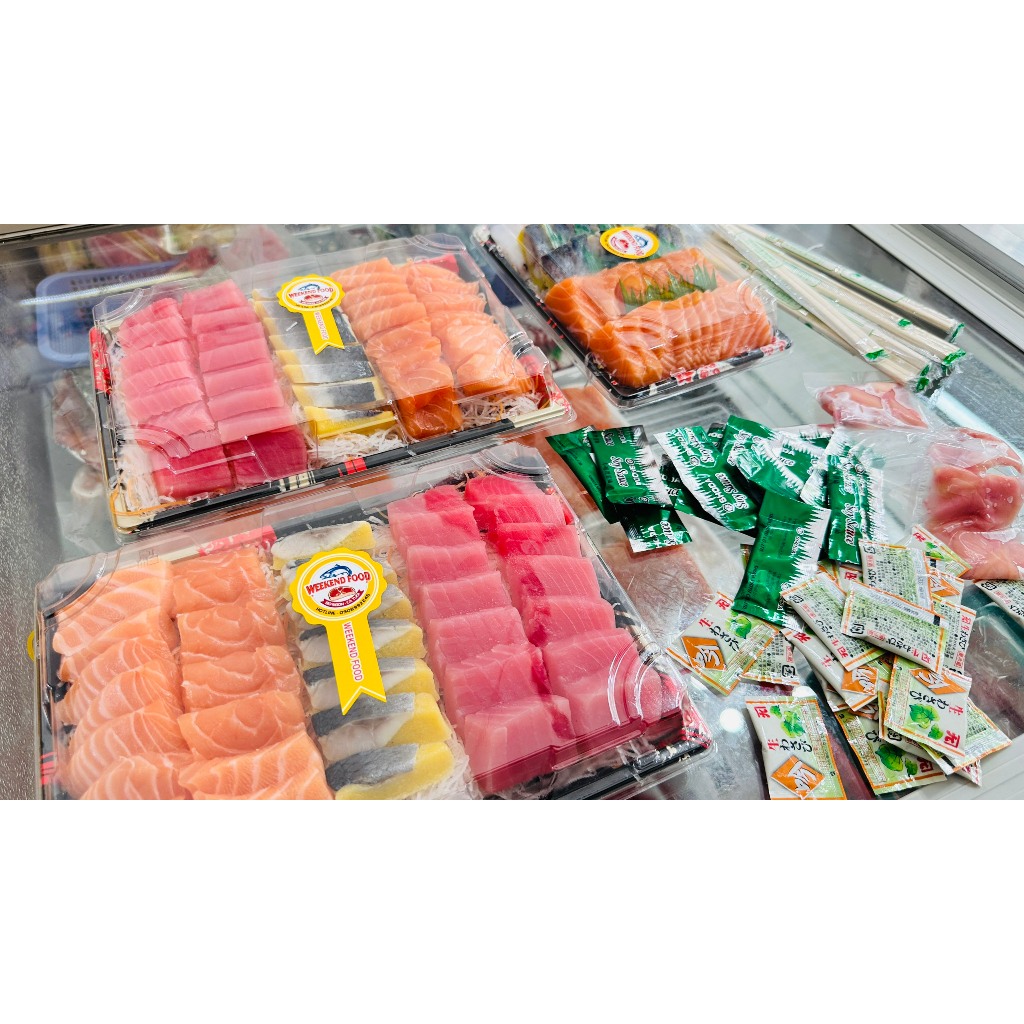 Ăn kèm cá hồi sashimi - Có 2 loại -