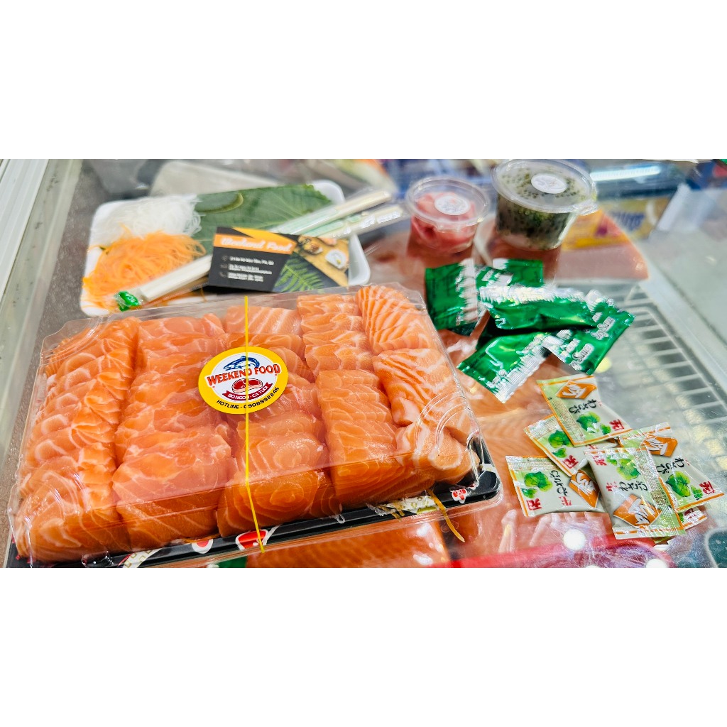 Ăn kèm cá hồi sashimi - Có 2 loại -