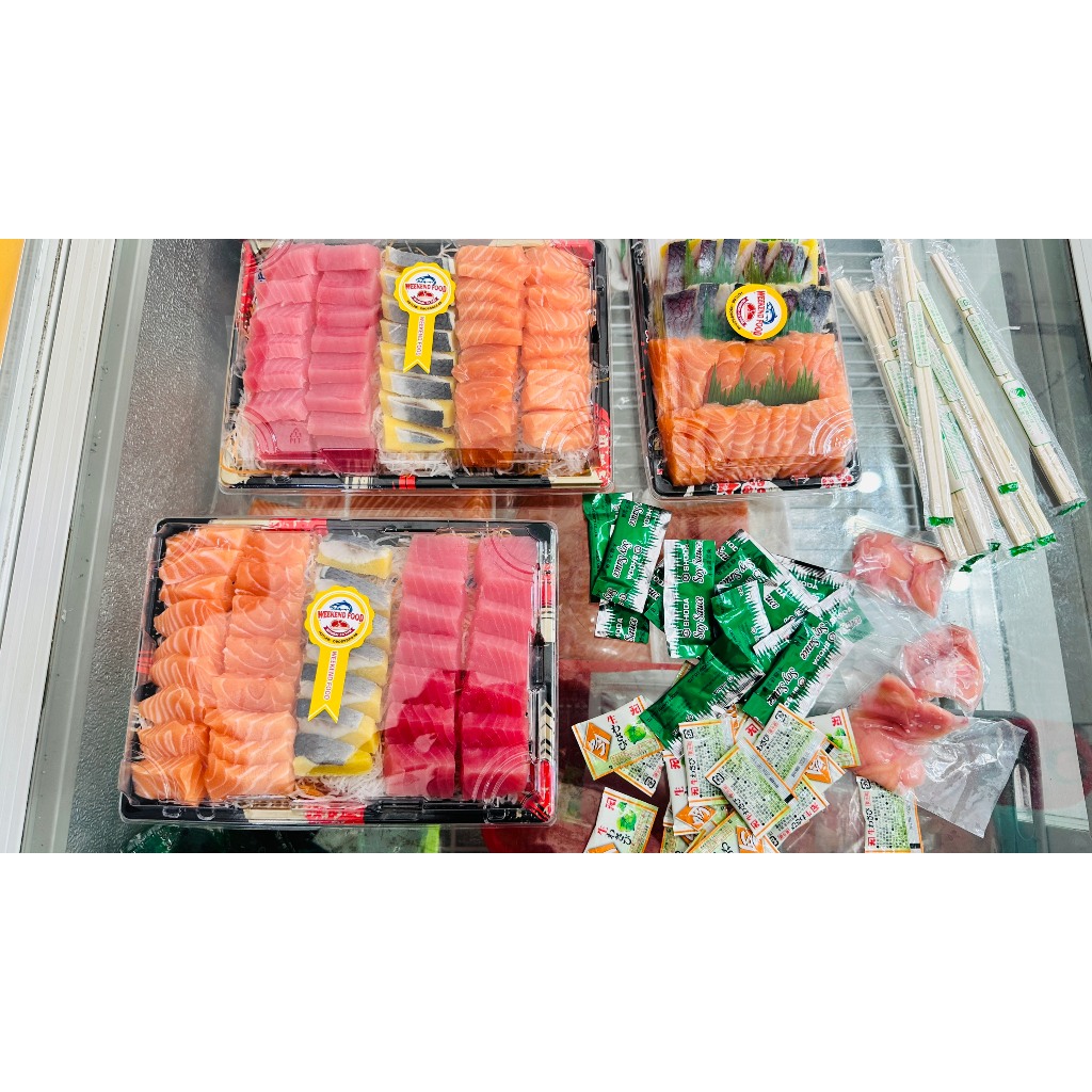Ăn kèm cá hồi sashimi - Có 2 loại -