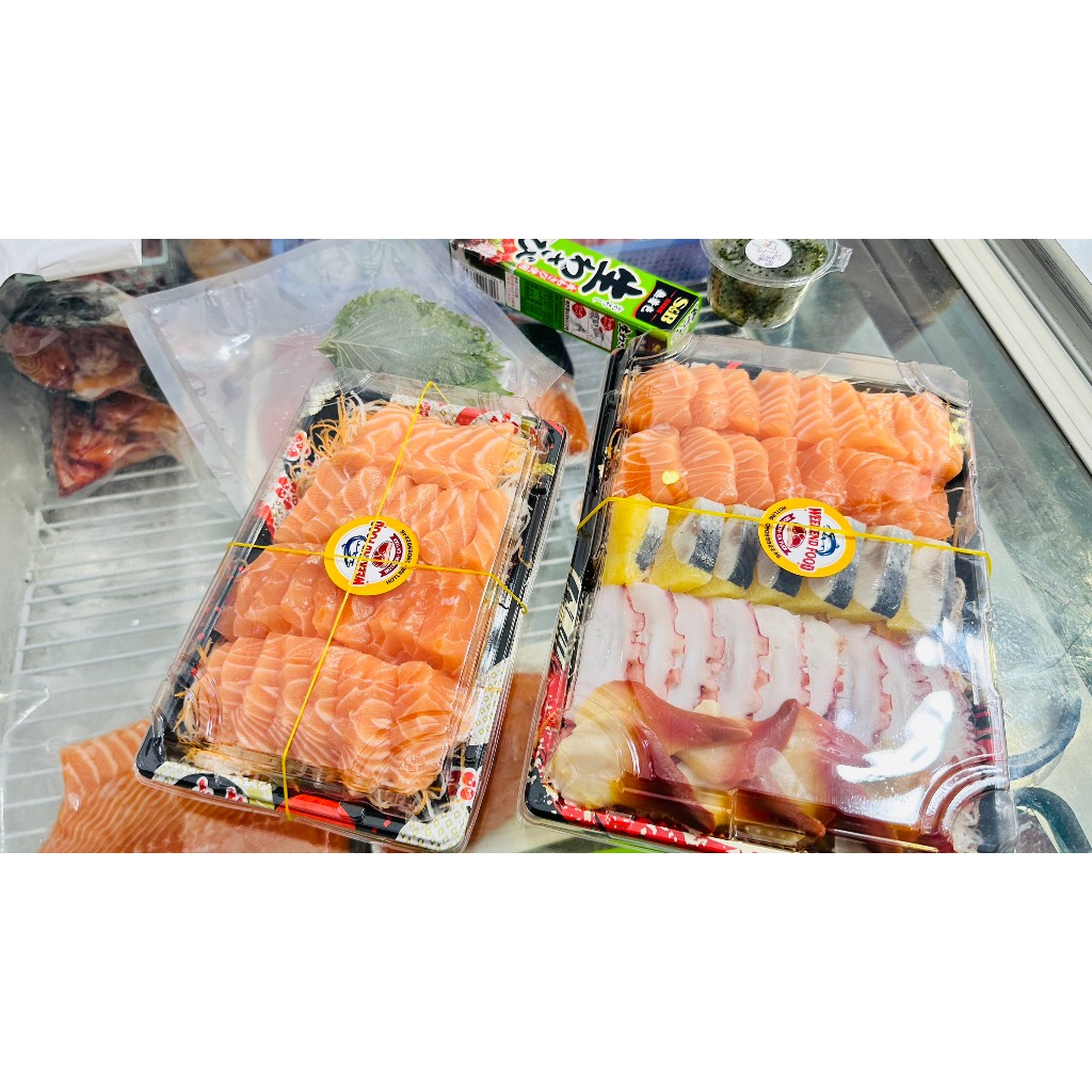 Ăn kèm cá hồi sashimi - Có 2 loại -