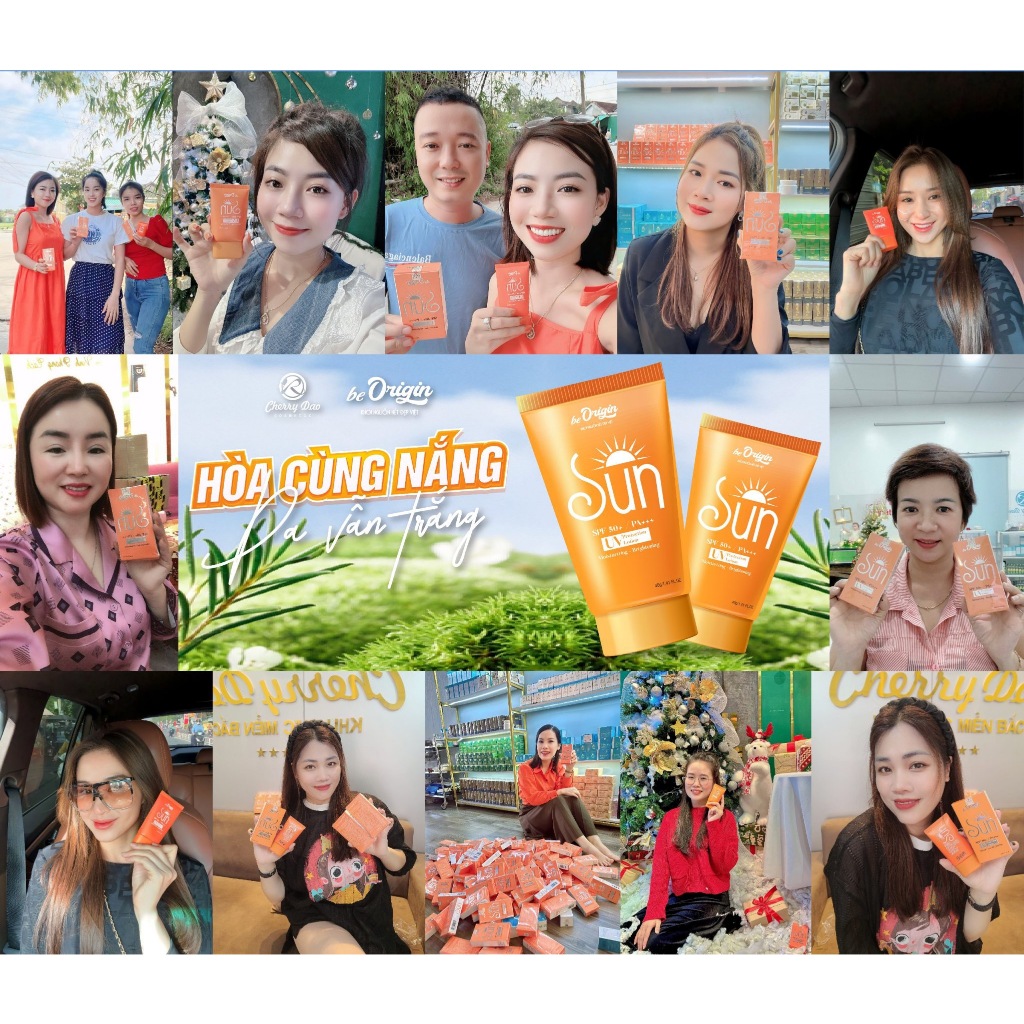 Kem chống nắng Sun nâng tone da ngăn ngừa lão hoá 50 SPF +++