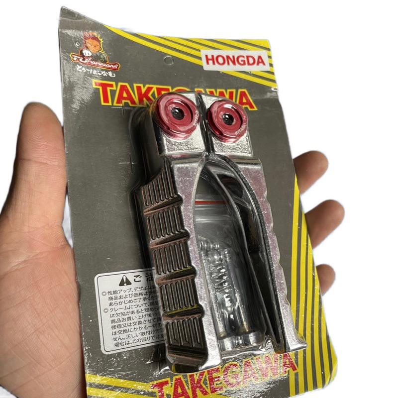 Gác Chân Sau TAKEGAWA Gắn Xe Dream, Wave, Fu Led, Vision, AB ,Nhôm Đúc