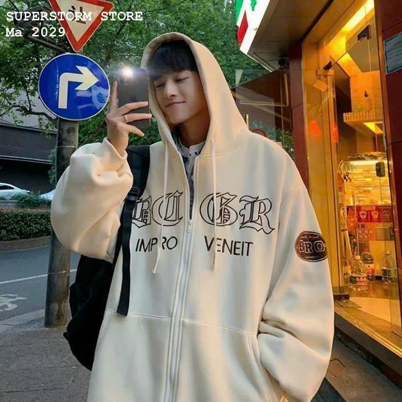 Áo khoác chống nắng dây kéo IMPRO chuẩn shop đẹp cá tính-A2009