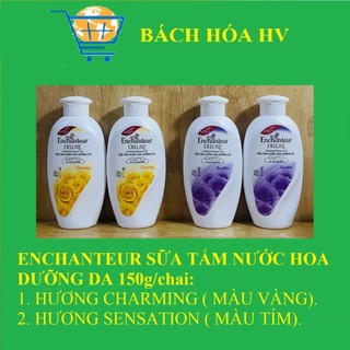 Sữa tắm nước hoa dưỡng da enchanteur 150g/chai - bach hoa hv