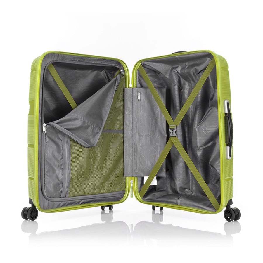 Vali kéo Linex AMERICAN TOURISTER - MỸ Size cabin 20inch: Tích hợp khóa số TSA Bánh xe đôi 360 độ êm nhẹ