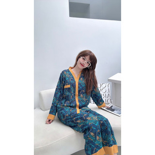 Bộ đồ lụa tay dài bigsize 210