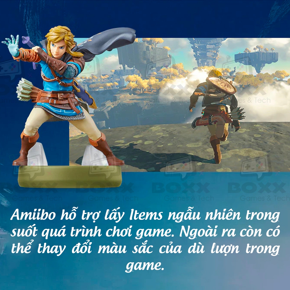 Mô hình Amiibo Zelda và Ganondorf chính hãng Nintendo