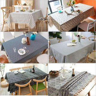1M5*2M-1M*2M (MẪU MÃ ĐA DẠNG) KHĂN TRẢI BÀN lớn vải thô họa tiết. Thảm trải picnic vintage viền ren tua rua