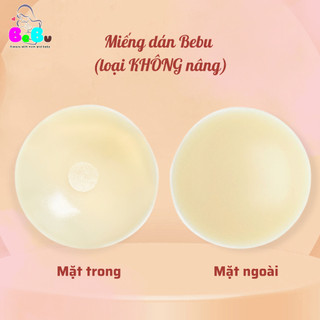 Miếng Dán Ngực BEBU Silicon Cao Cấp siêu mềm có thể Tái sử dụng nhiều lần