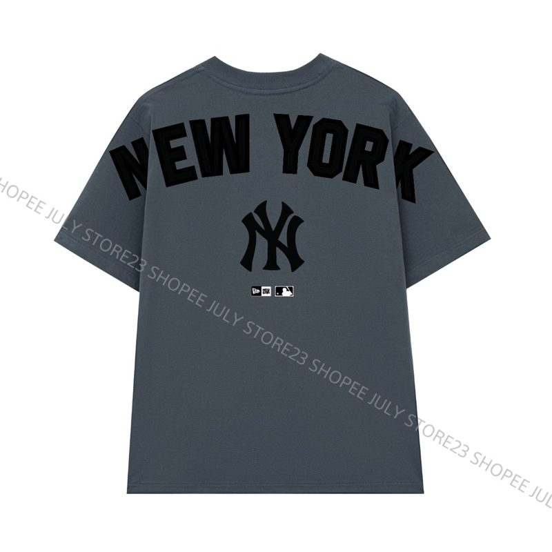 Áo Thun MLB x E.RA Big Logo 100% Cotton - Áo Phông Form Unisex Đầy Đủ Tem Tag MLB 019