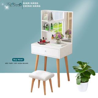 Bàn trang điểm nhỏ chân gỗ Nội Thất Tiết Kiệm đã lắp ráp BTD78989