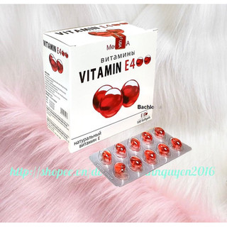 VITAMIN E 400 ĐỎ ( Hộp 100 Viên) - giúp tái tạo da, làm sáng da, chống chảy xệ, giảm nám, chống lão hóa cho da