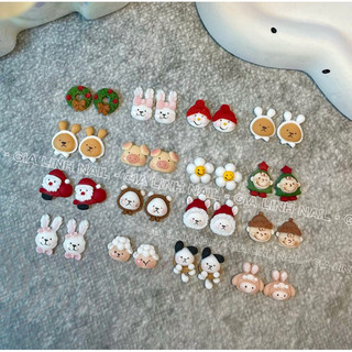 Gấu bột nail ( set 2 con ) trang trí móng