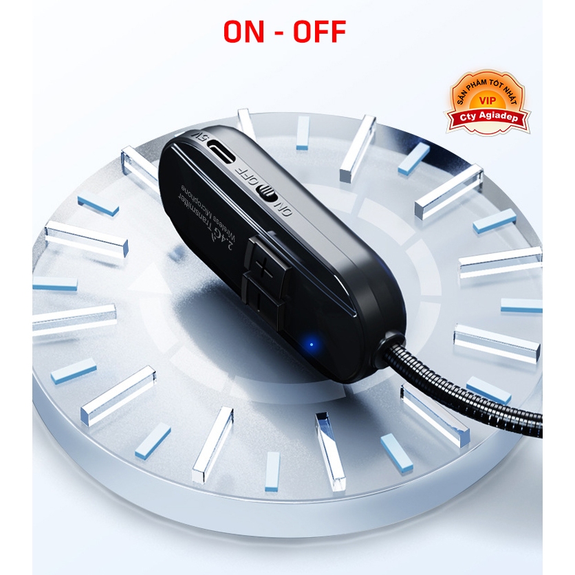 Mic không dây FM Wifi  dùng cho Loa trợ giảng MC Giáo viên Giảng viên