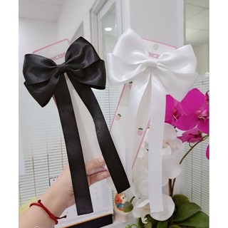 Kẹp tóc nơ lụa đuôi dài hottrend