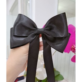 Kẹp tóc nơ lụa đuôi dài hottrend