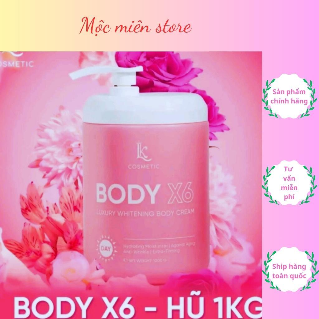 Kem body x6 Linh-kol Big size{1000g} Chính hãng dưỡng trắng chuyên sâu