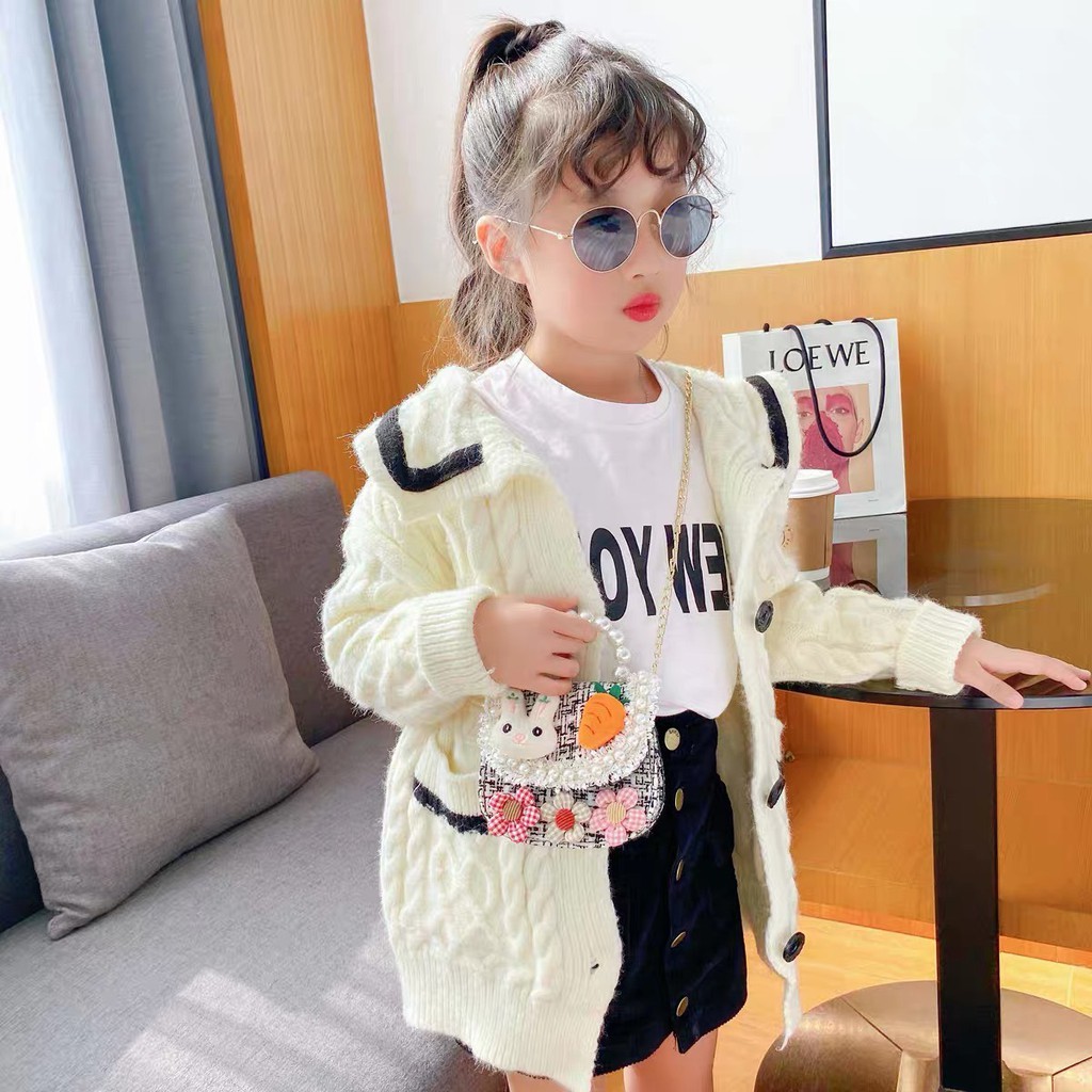 Túi Dạ Dành Cho Bé Gái Hình Thỏ Cà Rốt Cực Cute