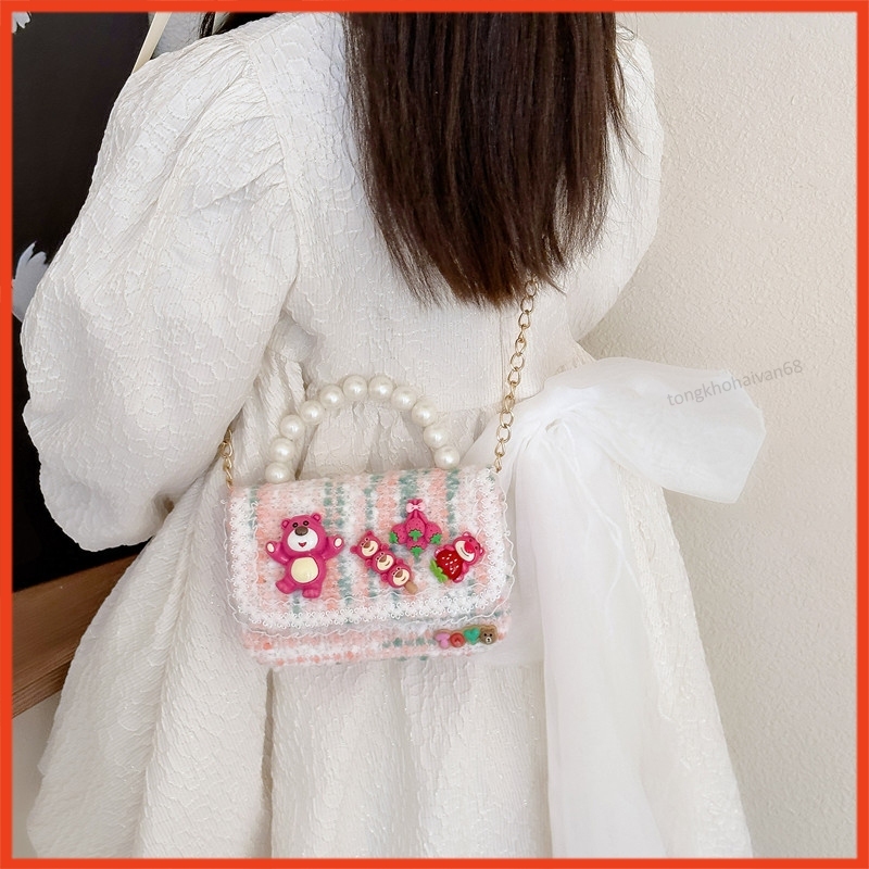 Túi Dạ Dành Cho Bé Gái Hình Thỏ Cà Rốt Cực Cute