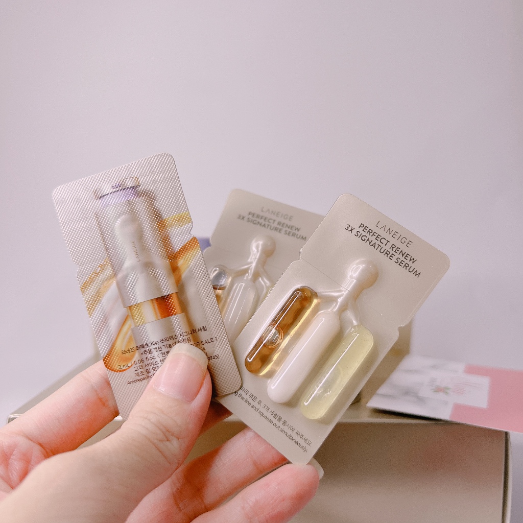 Các sản phẩm Dòng chống lão hóa Laneige Perfect Renew 3X