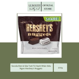 Socola Đen & Sữa Tươi Từ Hạnh Nhân Siêu Ngon Hershey's Nuggets ( 100% From USA)