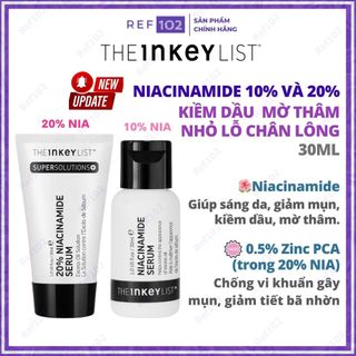 Serum giảm mụn kiềm dầu mờ thâm The Inkey List Niacinamide SuperSolutions Ref102