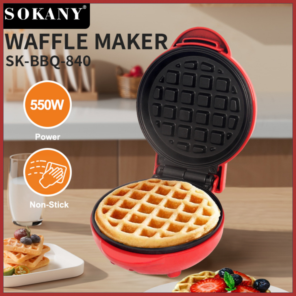 Máy làm bánh Waffle Dash Mini, bánh kẹp, bánh mì, bánh nướng sokany 840