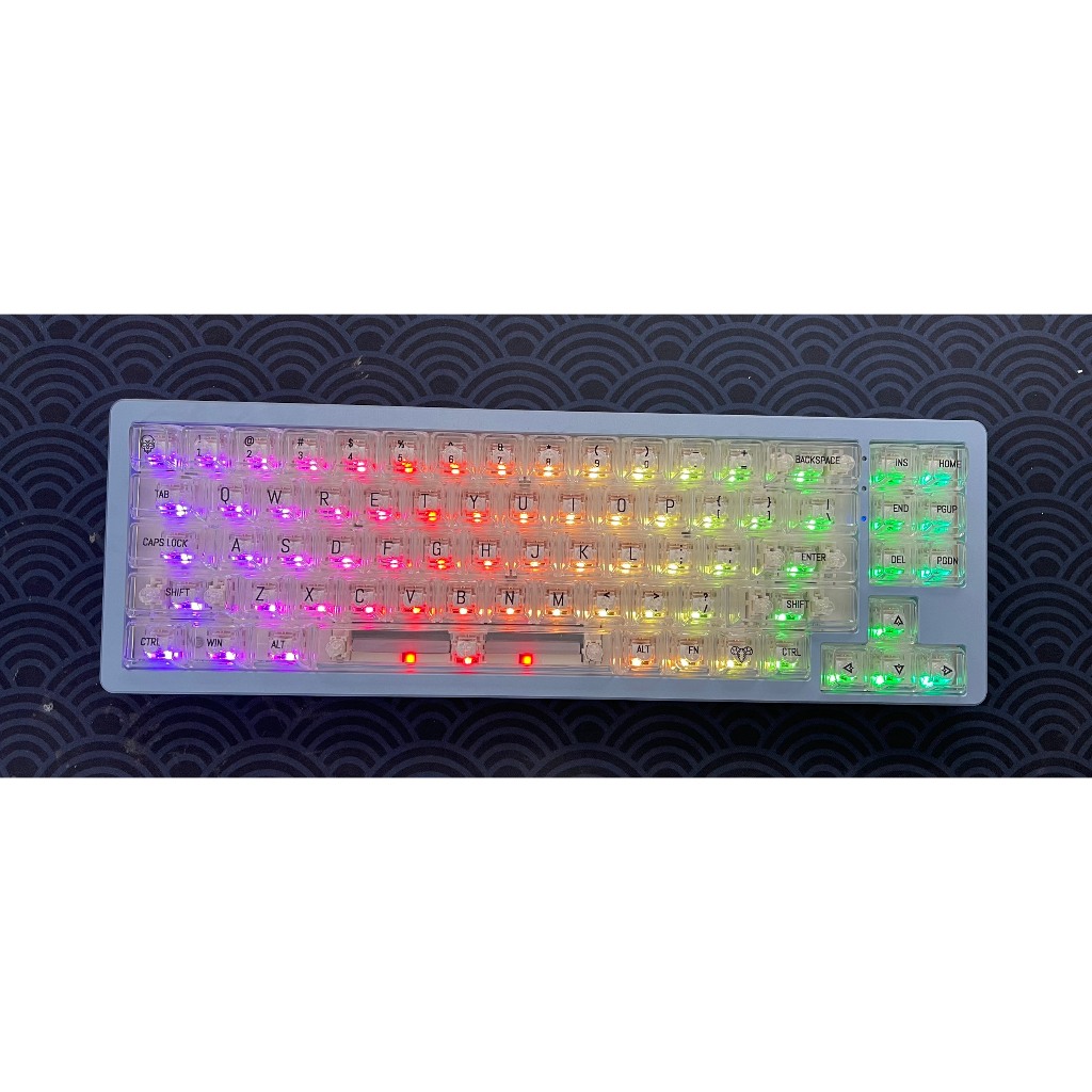 Keycap Clear Trong Suốt Xuyên Led | Profile MDA | 132 Nút Bàn Phím| Vui lòng đọc mô tả sản phẩm