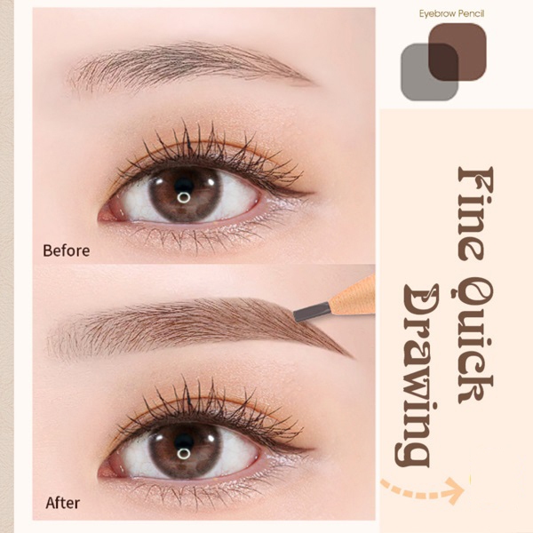 Chì xé kẻ chân mày WODWOD chống nước siêu mảnh 2mm đủ màu cực hot 🔥