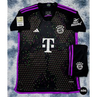 Hàng Thailand Super Bộ Áo bóng đá Bayer - Bayern Munich sân khách tím chuẩn thi đấu mùa mới 2024 - 2025