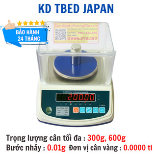 Cân điện tử 300g kd-tbed300 chuyên cân vàng, cân yến