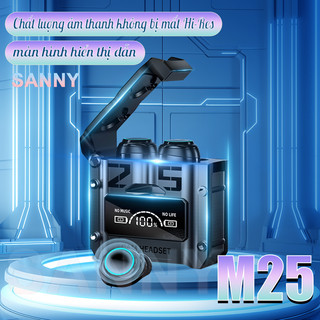 Tai Nghe Bluetooth M25 không dây Gaming,Tai Nghe TWS Gaming M25 Có Mic Độ Trễ Cực Thấp Bảo Cảm Ứng Vân Tay Thông Minh