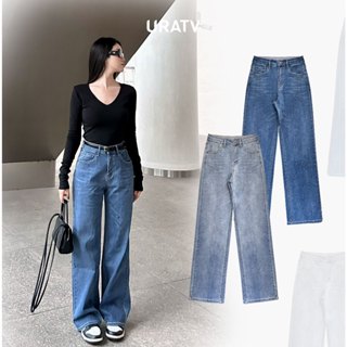 Quần jean suông co giãn độ dài 100cm S355