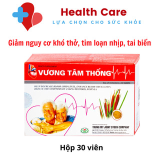 VƯƠNG TÂM THỐNG - hỗ trợ sức khỏe tim mạch 30 viên