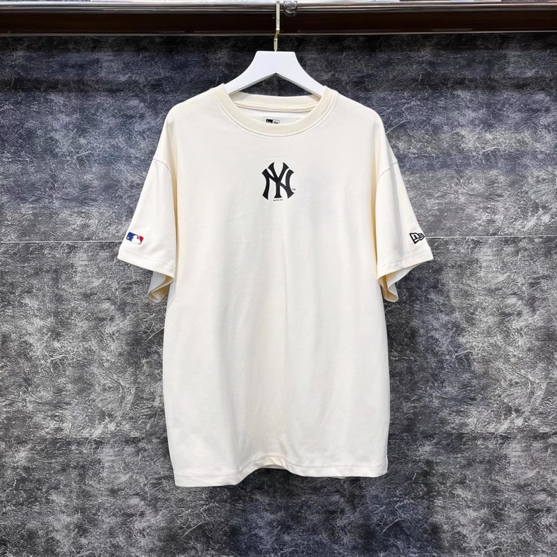 Áo Thun MLB x E.RA Big Logo 100% Cotton - Áo Phông Form Unisex Đầy Đủ Tem Tag MLB 019