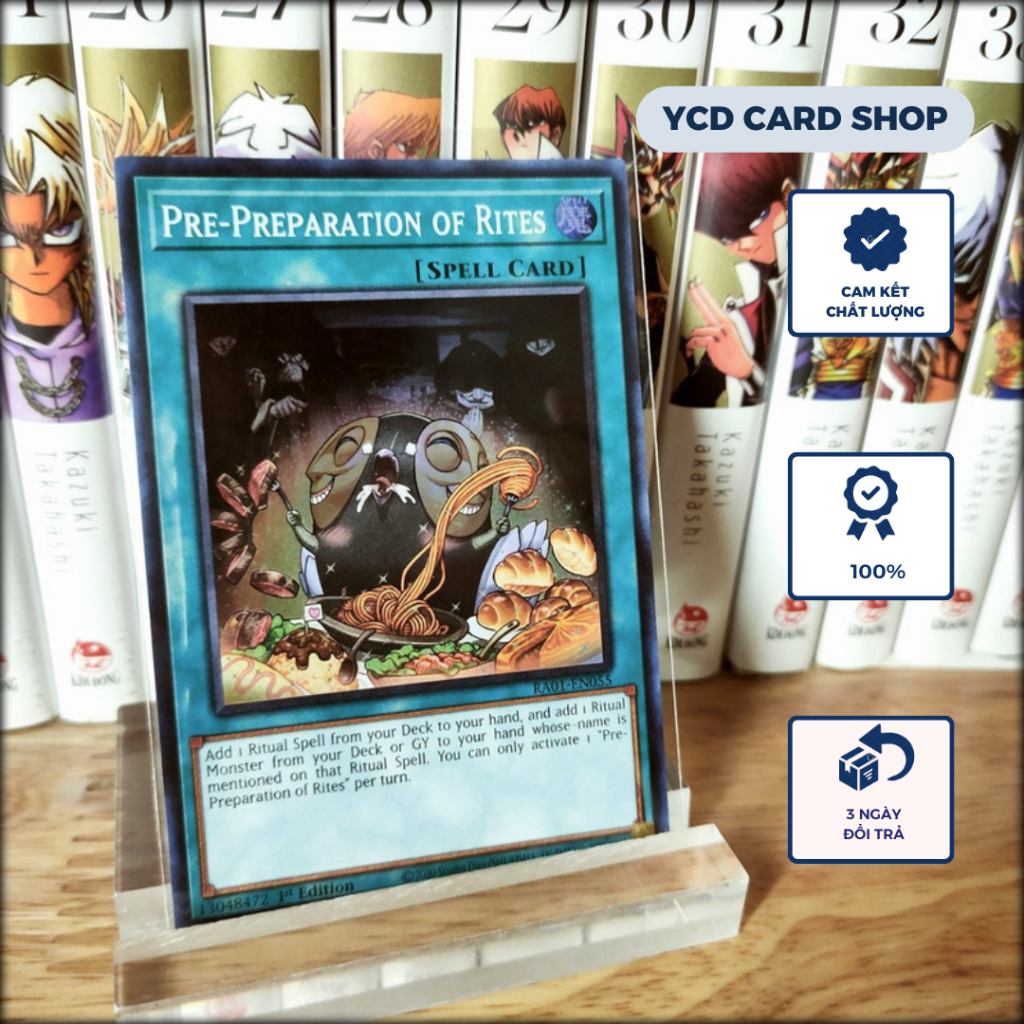 Thẻ bài Yugioh Chính Hãng Pre-Preparation of Rites