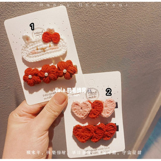 Kẹp tóc handmade - Set kẹp tóc - Set kẹp tóc len