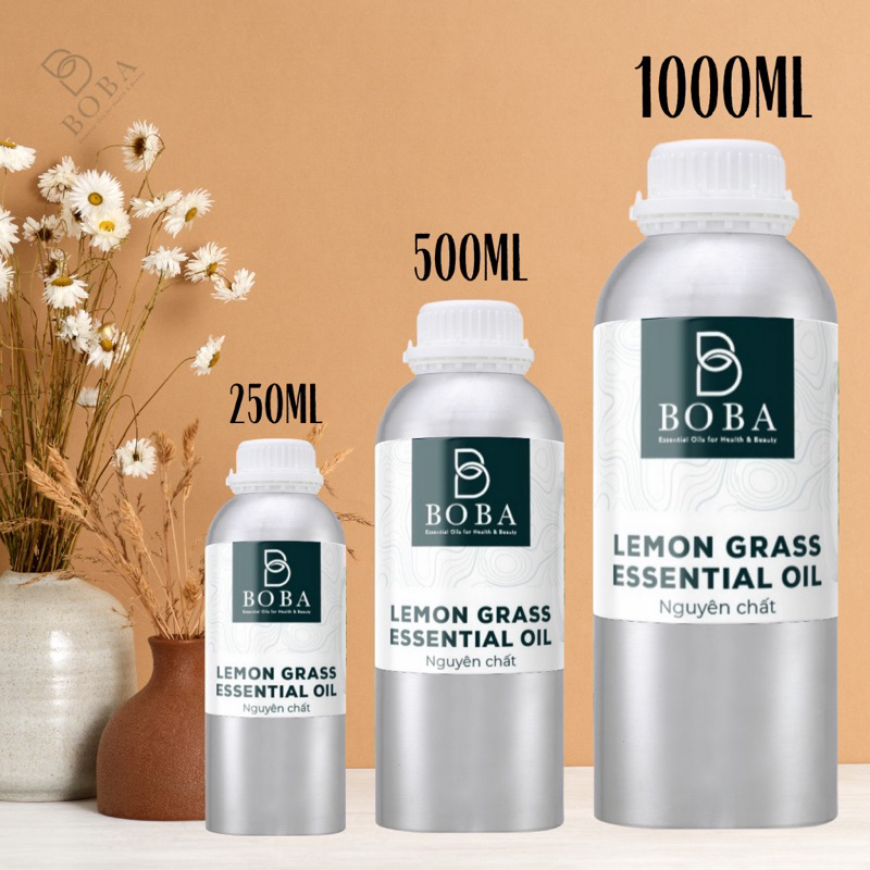 (HCM) Tinh dầu Sả Chanh nhập Ấn, khuếch tán hương thơm, đuổi muỗi, khử mùi kháng khuẩn - bobashop.vn