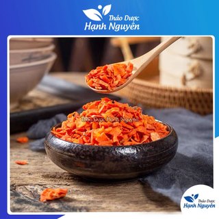 Cà rốt sấy lạnh 100g, hàng thái lát, khô, thơm, sạch nguyên chất - Thảo Dược Hạnh Nguyên