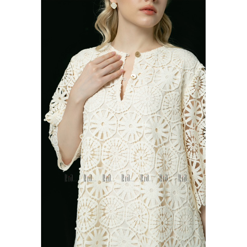 Ria de Leidi - Đầm ren dáng suông, váy dự tiệc sang trọng | JANE DRESS